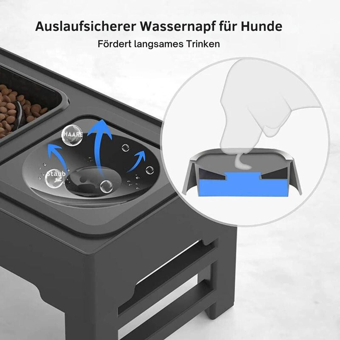 flinzy - Höhenverstellbare Futterschale