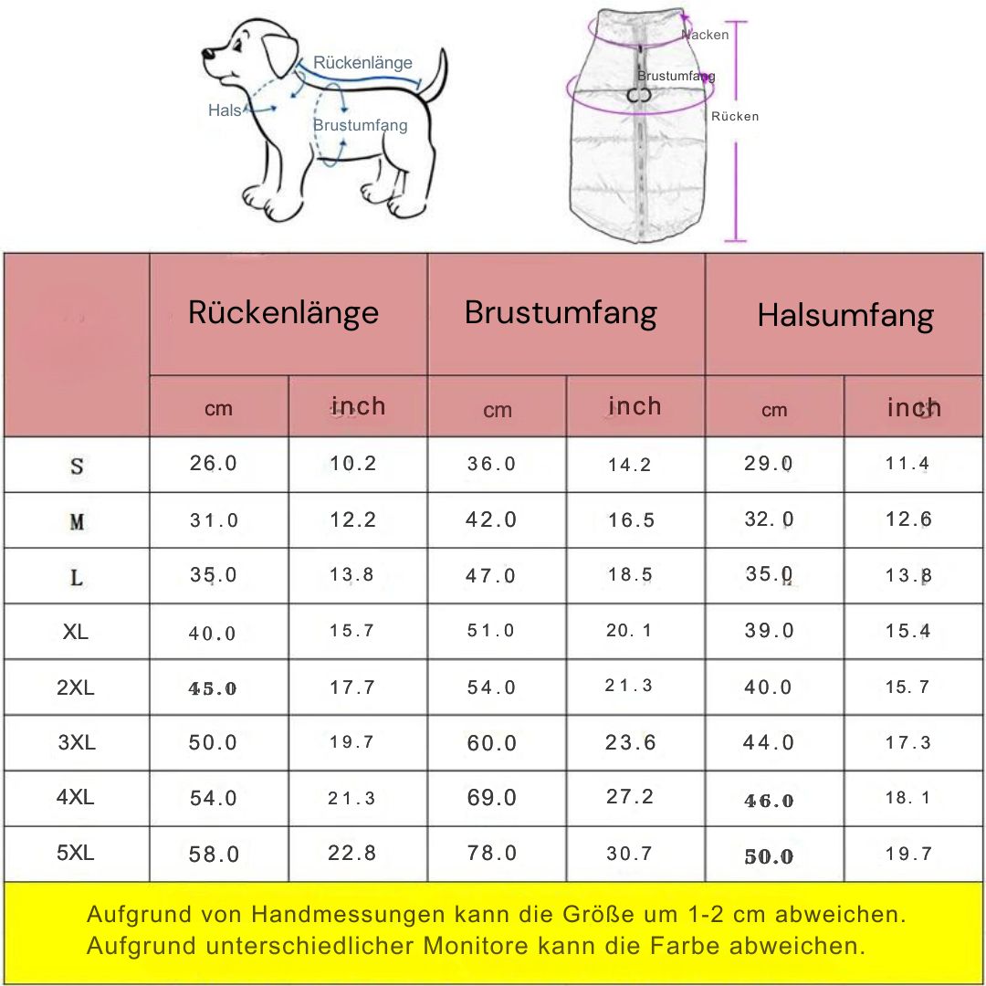 flinzy - Padded winter jacket for dogs