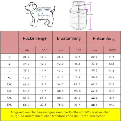 flinzy - Padded winter jacket for dogs