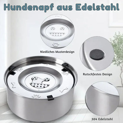 flinzy - stainless steel dog bowl