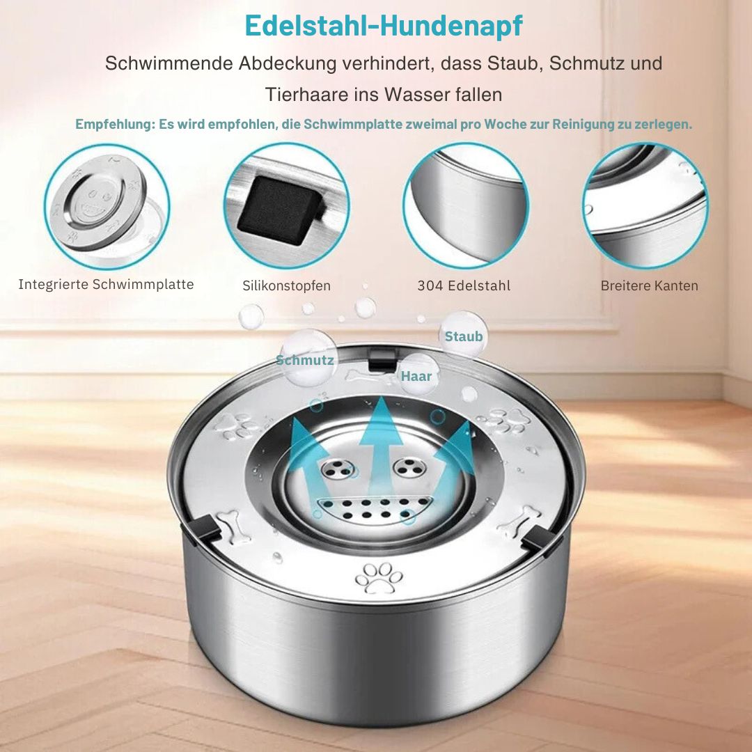 flinzy - stainless steel dog bowl