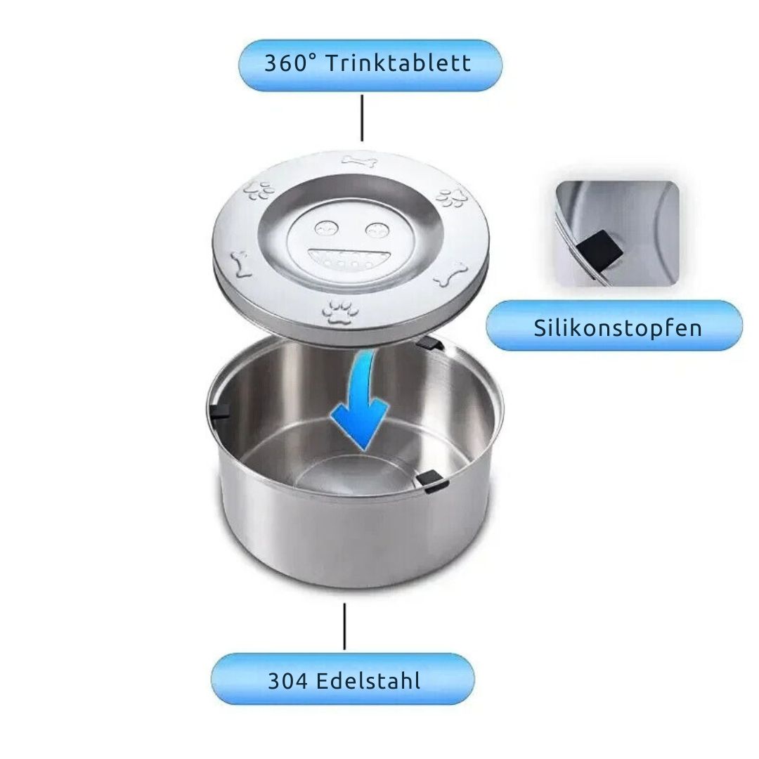 flinzy - stainless steel dog bowl