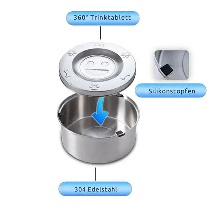 flinzy - stainless steel dog bowl