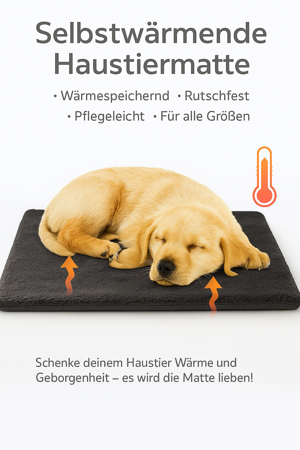 flinzy - Selbstwärmende Haustiermatte